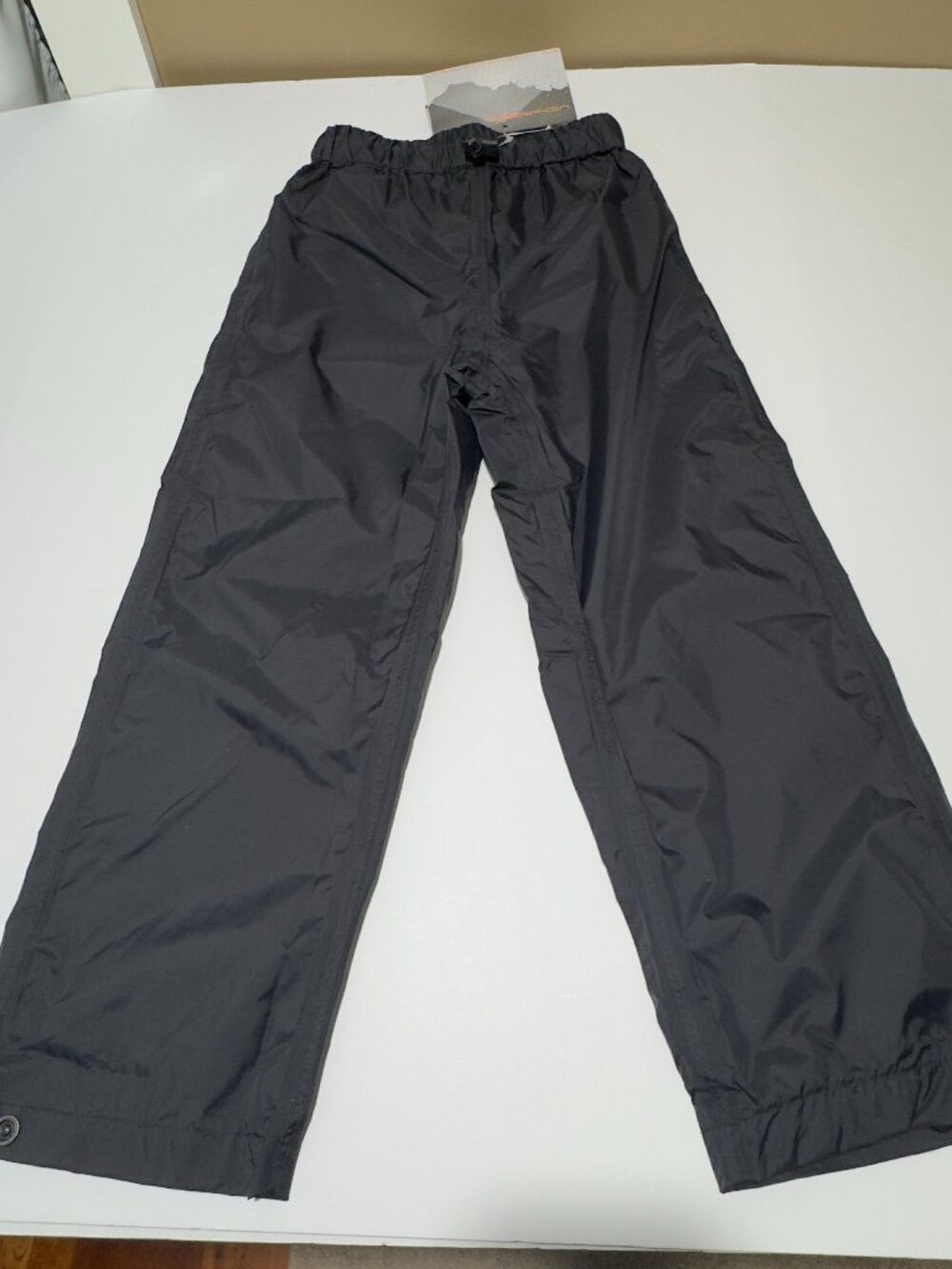 NEW Red Ledge Youth Voyager Rain Pants Black Size XS (6-7) Nylon Taped Seams